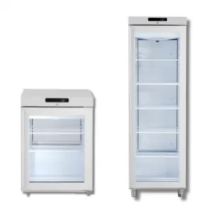 Armoire réfrigérée compacte 1 porte vitrée inox / Noir