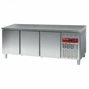 Tour patissier central avec plan inox