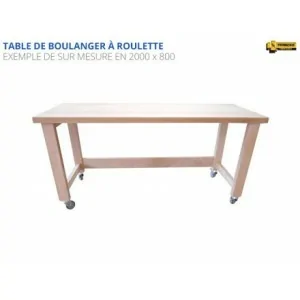 Table de boulangerie en hêtre